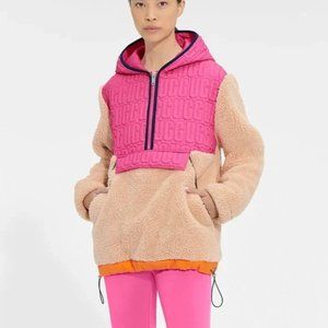 UGG Iggy Sherpa Half Zip Pullover Fleece XL